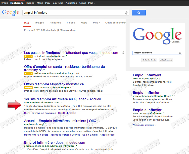 Google Analytics - emploisinfirmieres.com Google Analytics - emploisinfirmieres.com